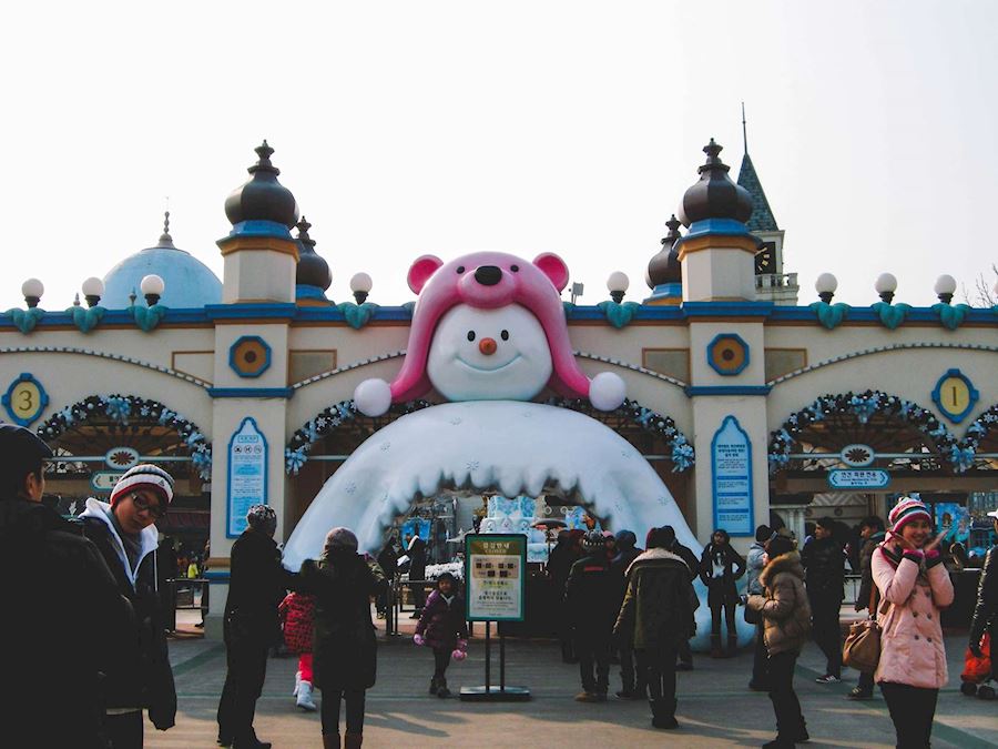 Công viên Everland vào mùa đông