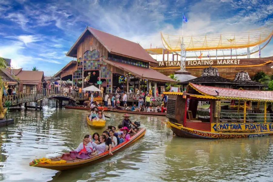 Chợ nổi Bốn Miền Pattaya
