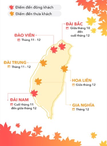 Kinh Nghiệm Du Lịch Đài Loan Mùa Thu Không Phải Ai Cũng Biết